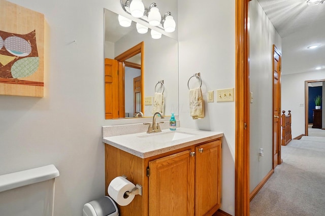 7227 Stemen Rd, Pickerington, OH 43147 - bathroom featuring toilet and vanity