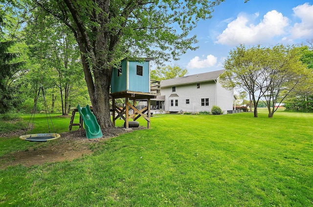 7227 Stemen Rd, Pickerington, OH 43147 - view of grassy yard featuring a playground