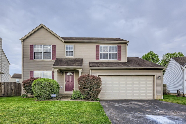 traditional-style home with driveway
