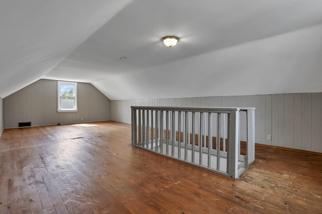 206 Goose Pond Rd, Newark, OH 43055 - bonus room featuring lofted ceiling and wood-type flooring