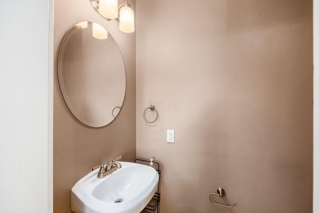 bathroom with a sink