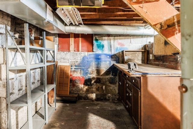 view of storage room