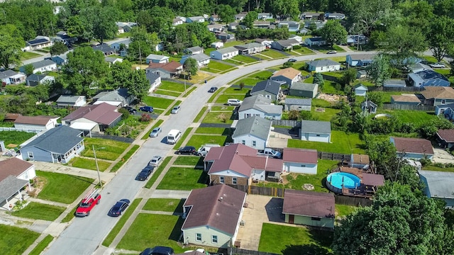 2806 Claude Dr, Columbus, OH 43207 - aerial view of property and surrounding area with nearby suburban area