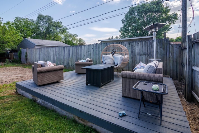 2806 Claude Dr, Columbus, OH 43207 - deck featuring a fenced backyard