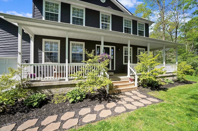 7353 Selma Pike, South Charleston, OH 45368 - view of front facade with a porch