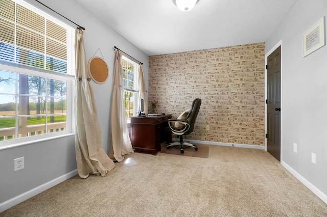 7353 Selma Pike, South Charleston, OH 45368 - office area featuring baseboards and carpet flooring