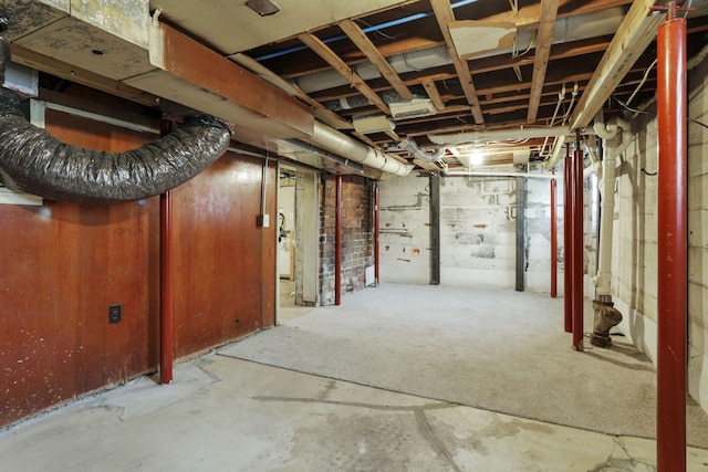 255 E Kelso Rd, Columbus, OH 43202 - view of unfinished basement