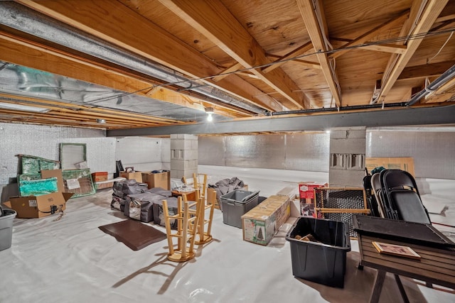 890 Brockwell Dr, Westerville, OH 43081 - view of unfinished below grade area