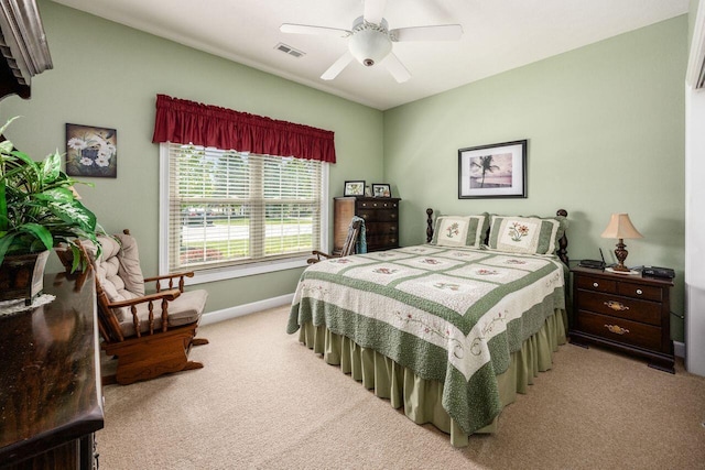 4 Claire Ct, Circleville, OH 43113 - bedroom with carpet, baseboards, and a ceiling fan