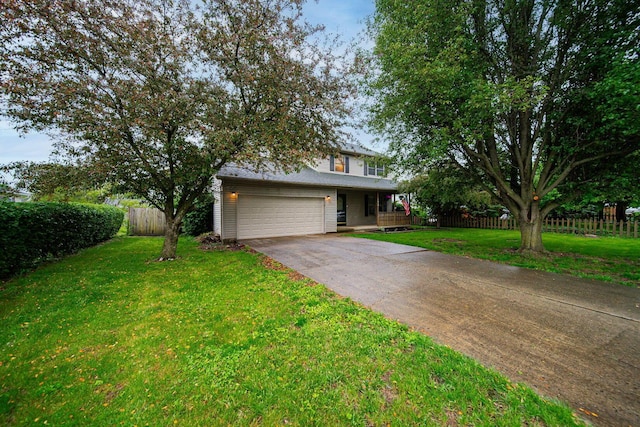 5039 Lee Rd, South Bloomfield, OH 43103 - traditional-style house with asphalt driveway, a garage, and a porch