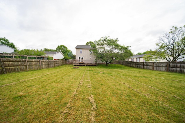 5039 Lee Rd, South Bloomfield, OH 43103 - view of yard with a deck