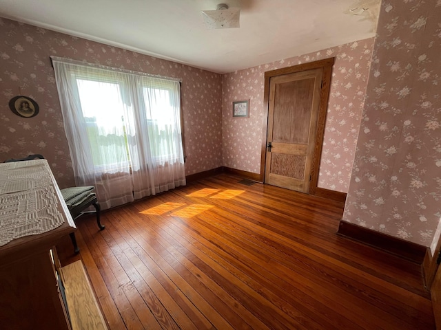 2705 County Road 118, Rushsylvania, OH 43347 - spare room with hardwood / wood-style flooring