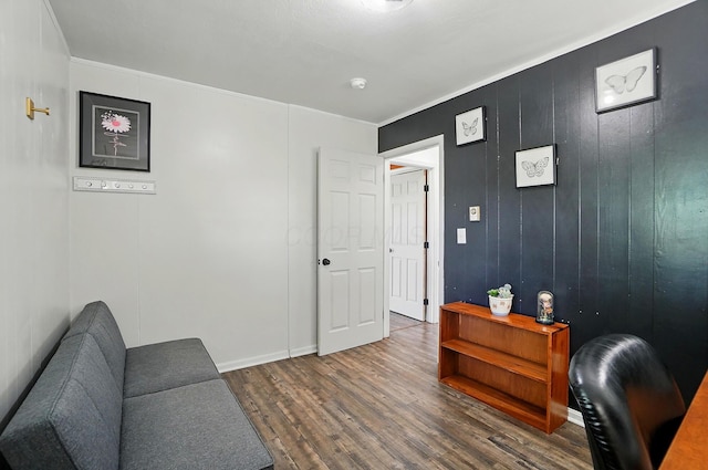 12955 State Route 188, Thornville, OH 43076 - office featuring wood finished floors, crown molding, and baseboards