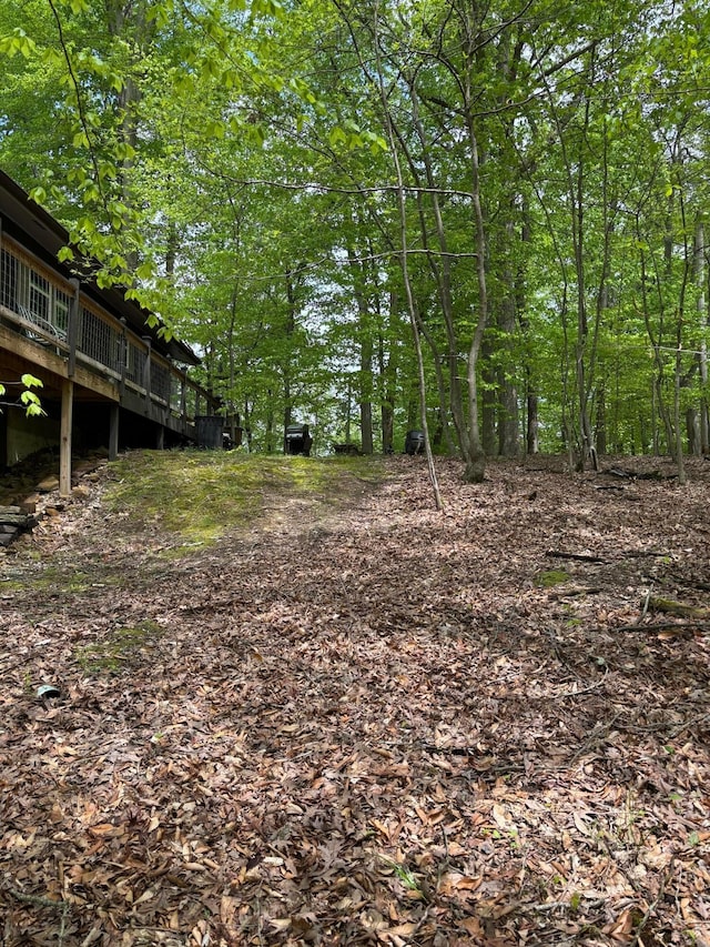 1160 Flathead Ln, Sugar Grove, OH 43155 - view of yard featuring a deck