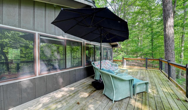 1160 Flathead Ln, Sugar Grove, OH 43155 - view of wooden deck