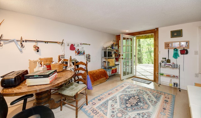 1160 Flathead Ln, Sugar Grove, OH 43155 - office with a textured ceiling