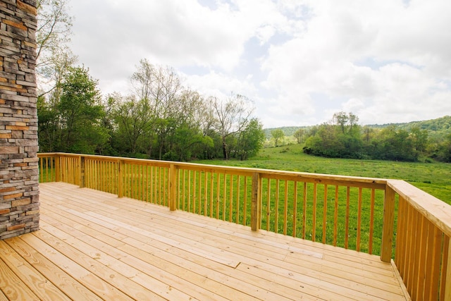 7885 Upper Twin Rd, South Salem, OH 45681 - wooden terrace with a yard