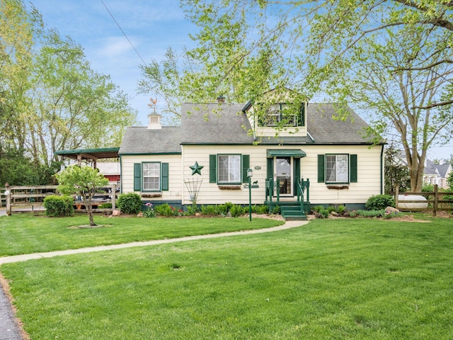 7677 Opossum Run Rd, London, OH 43140 - view of front of property with a chimney