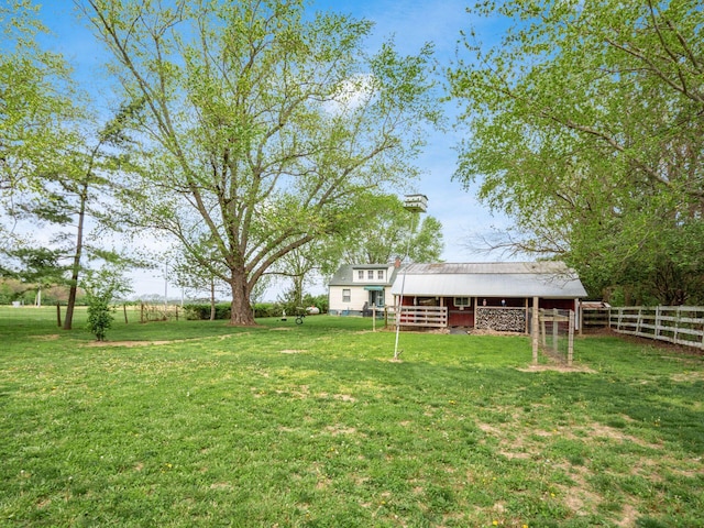 7677 Opossum Run Rd, London, OH 43140 - view of yard featuring an outbuilding