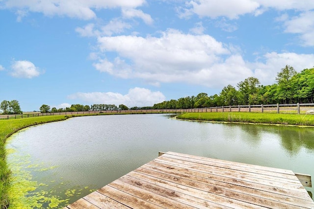 8950 Woodhaven Rd, Johnstown, OH 43031 - dock with a water view and fence