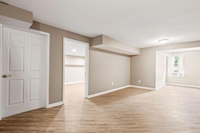 8950 Woodhaven Rd, Johnstown, OH 43031 - spare room featuring baseboards and light wood-type flooring