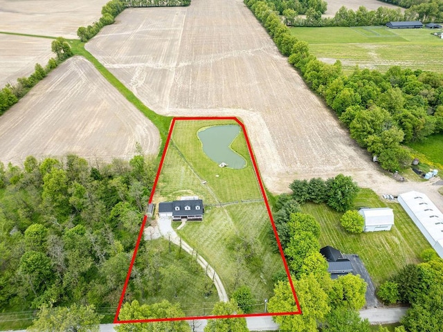 8950 Woodhaven Rd, Johnstown, OH 43031 - view of rural area with property boundaries highlighted