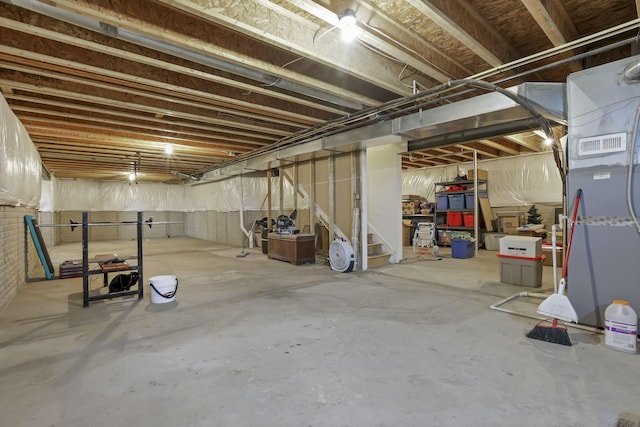135 Tassel View St, Pataskala, OH 43062 - unfinished basement featuring stairs