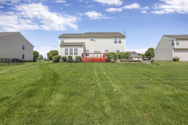 135 Tassel View St, Pataskala, OH 43062 - rear view of house featuring a deck