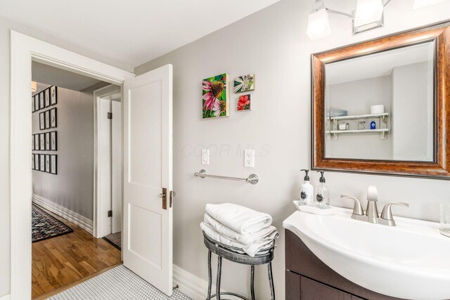 1105 Say Ave, Columbus, OH 43201 - bathroom featuring vanity and baseboards