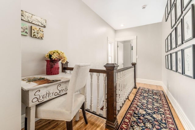 1105 Say Ave, Columbus, OH 43201 - corridor with wood finished floors and baseboards