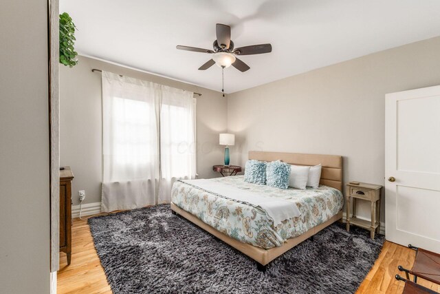 1105 Say Ave, Columbus, OH 43201 - bedroom featuring wood finished floors and ceiling fan
