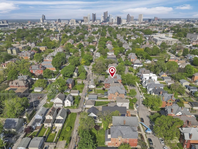 1041 Franklin Ave, Columbus, OH 43205 - aerial view of property's location featuring nearby urban area