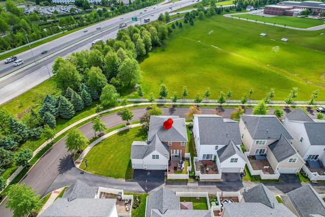5119 Butterworth Green Dr, New Albany, OH 43054 - aerial perspective of suburban area
