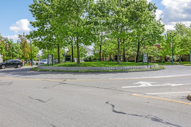 5119 Butterworth Green Dr, New Albany, OH 43054 - view of asphalt street with street lights and curbs