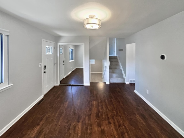 3495 Halpern St, Columbus, OH 43230 - entryway with wood finished floors and stairs