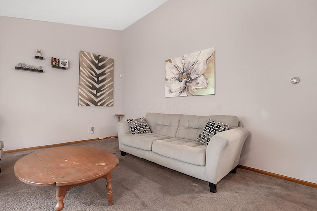 2894 Langfield Dr, Columbus, OH 43209 - living area featuring carpet floors and baseboards