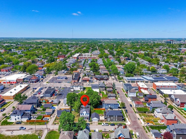1165 Wager St Unit 1165-1167, Columbus, OH 43206 - aerial overview of property's location featuring nearby suburban area