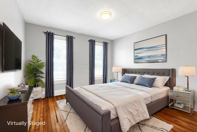 1165 Wager St Unit 1165-1167, Columbus, OH 43206 - bedroom with hardwood / wood-style floors and baseboards