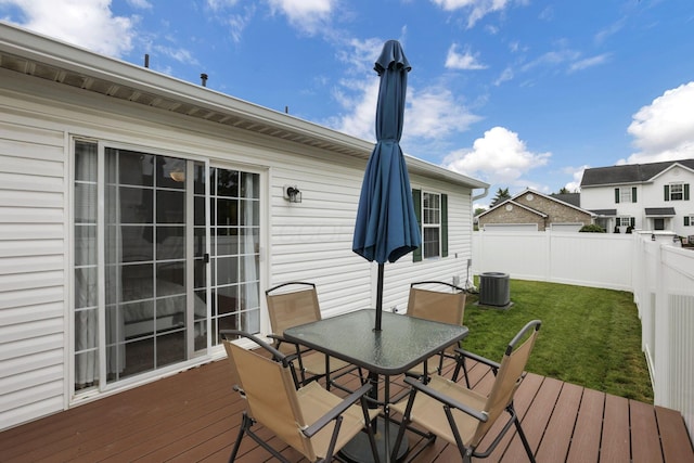 4712 Shalers Dr Unit 54A, Columbus, OH 43228 - deck featuring outdoor dining space