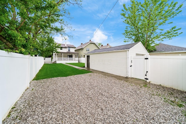 46 E Markison Ave, Columbus, OH 43207 - rear view of house with a gate