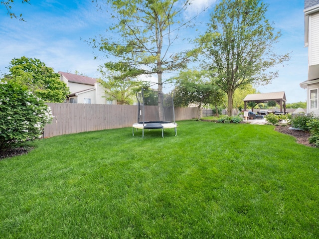 4710 Helmsbridge Ct, Grove City, OH 43123 - view of yard featuring a gazebo and a trampoline