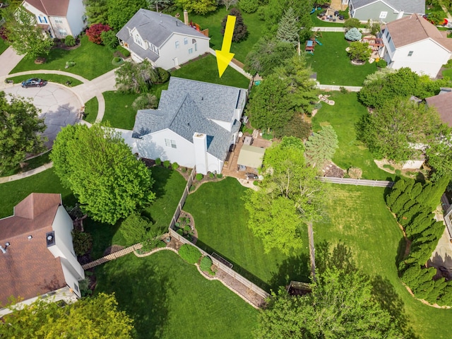 4710 Helmsbridge Ct, Grove City, OH 43123 - aerial perspective of suburban area