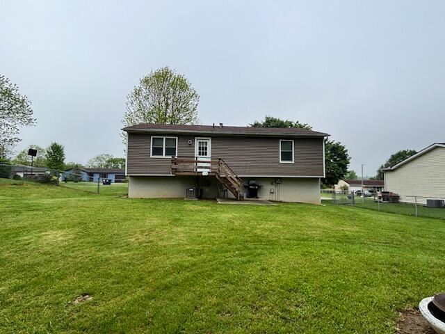 view of back of property