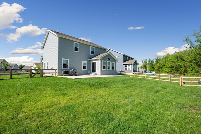 249 Rochdale, Delaware, OH 43015 - back of property with a patio area and central AC