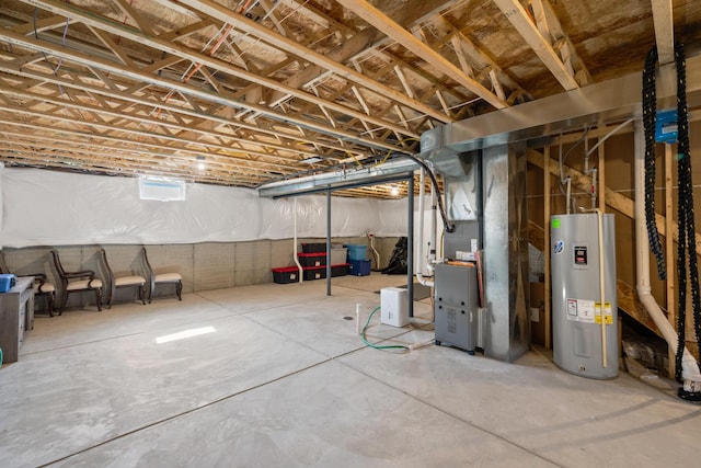 249 Rochdale, Delaware, OH 43015 - unfinished below grade area with water heater and heating unit