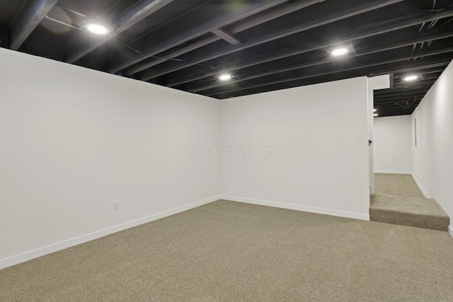 3907 Winding Path Dr, Canal Winchester, OH 43110 - finished below grade area with carpet and baseboards