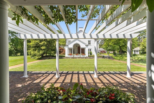 324 E N Broadway St, Columbus, OH 43214 - view of green lawn with a pergola