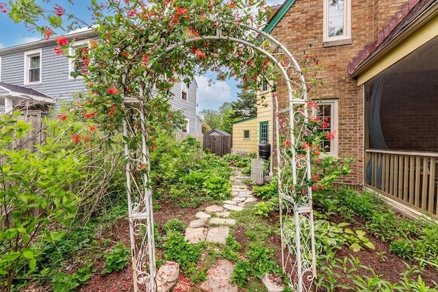 1674 Melrose Ave, Columbus, OH 43224 - view of yard with fence