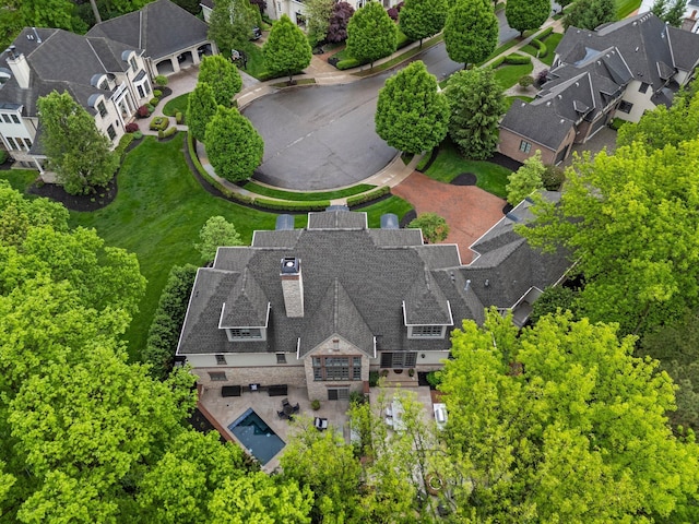2060 Fontenay Pl, Upper Arlington, OH 43220 - aerial perspective of suburban area
