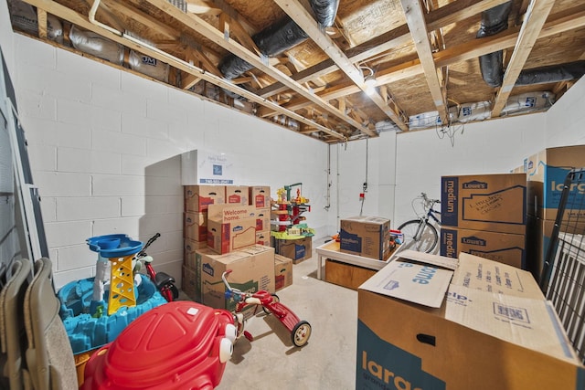 7257 Scioto Pkwy, Powell, OH 43065 - unfinished below grade area featuring concrete block wall